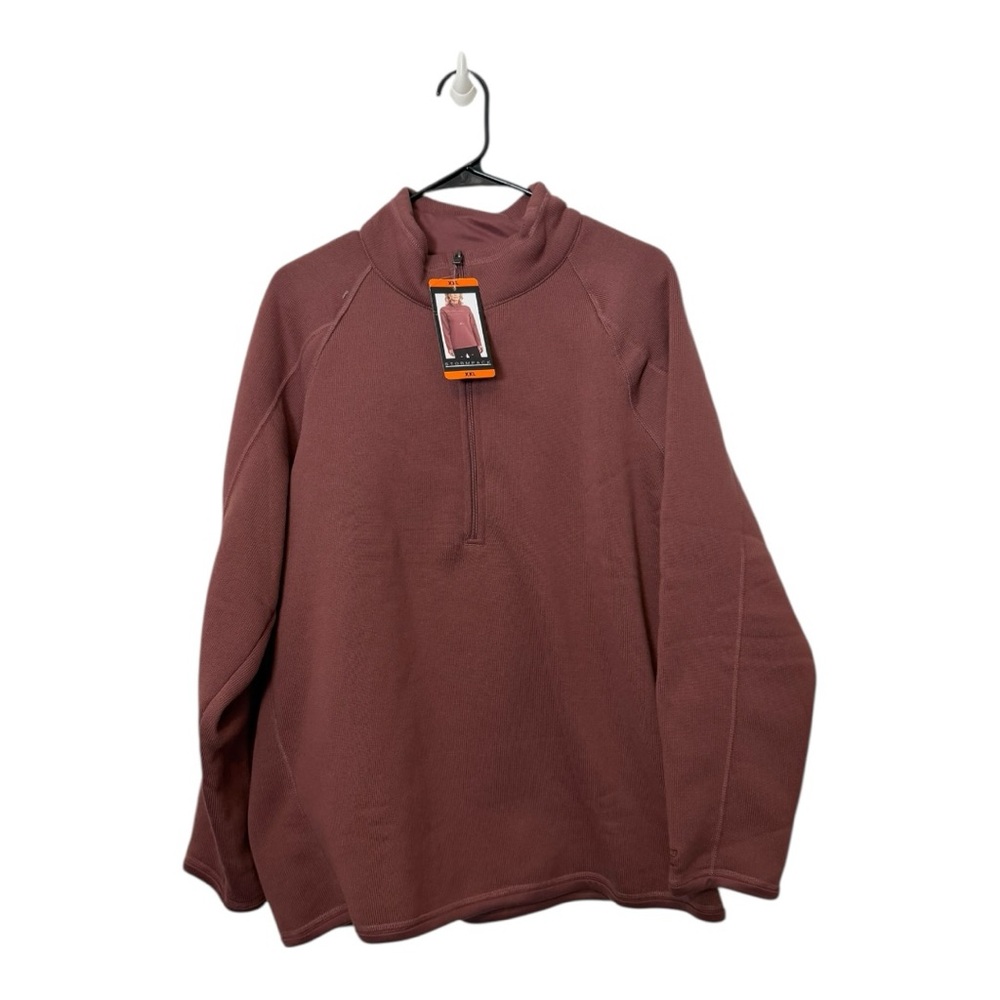 Storm Pack Ladies' Cozy Sweater Fleece Quarter Zip Comfort fit  Size XXL